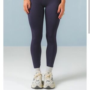 Acta x Halle Simons Navy Houndstooth Evo Legging